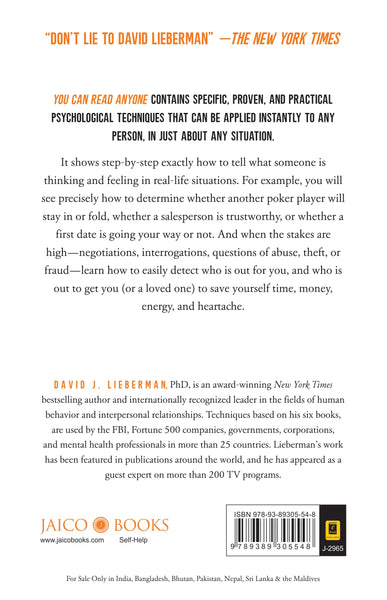 You Can Read Anyone: Never Be Fooled, Lied or Taken Advantage of Again - Paperback