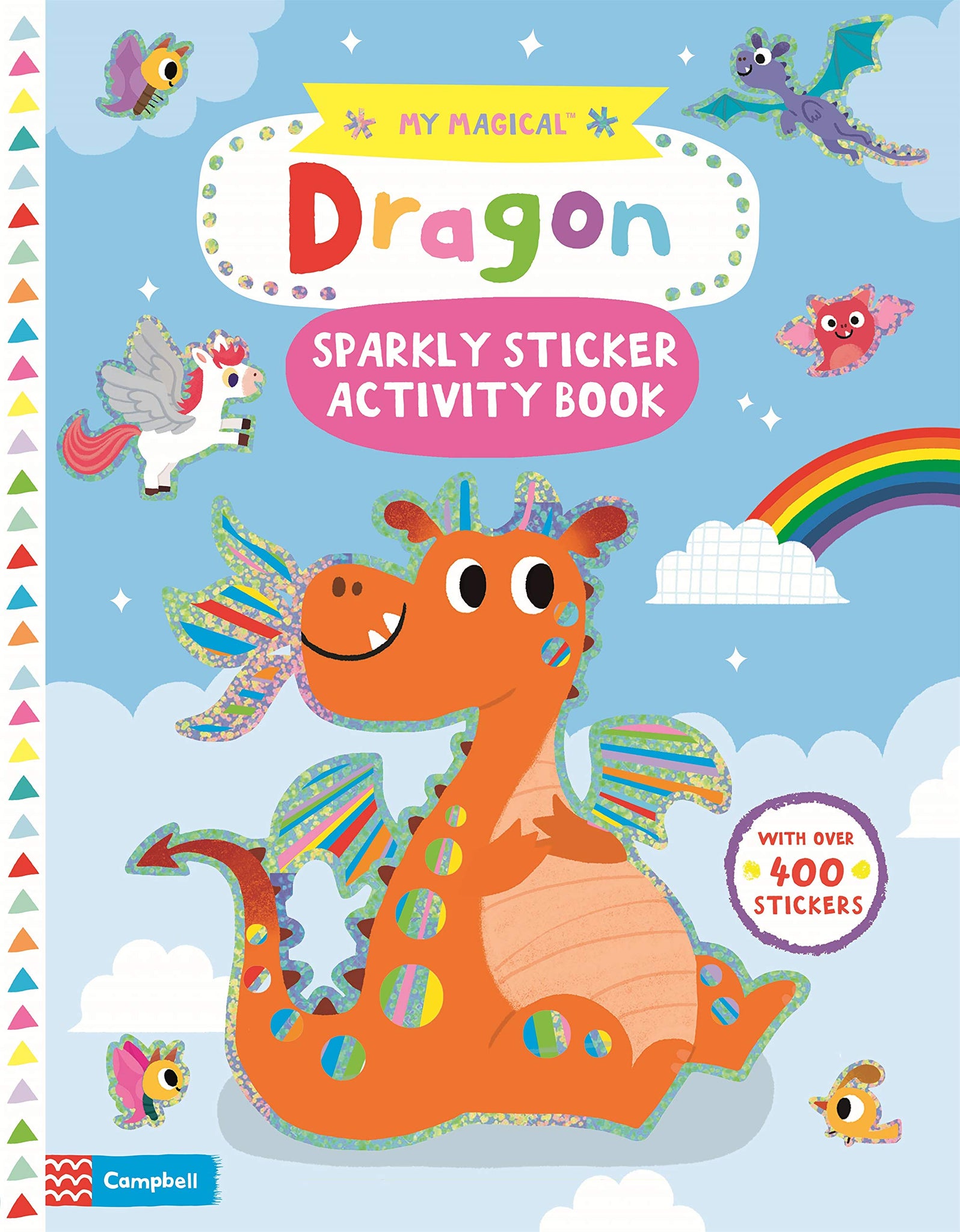 My Magical Dragon Sparkly Sticker Activity Book - Paperback