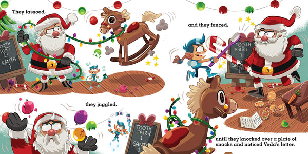 The Tooth Fairy vs. Santa - Hardback