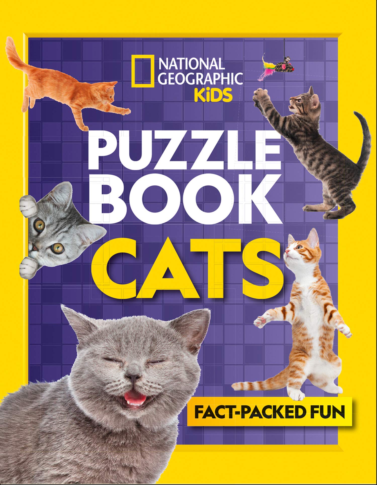 Puzzle Book Cats: Brain-tickling quizzes, sudokus, crosswords and wordsearches (National Geographic Kids) - Paperback