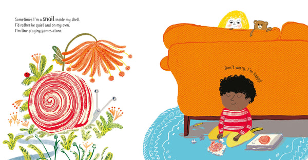 Sometimes I'm a Baby Bear, Sometimes I'm a Snail : Ways to Say How We Feel - Hardback