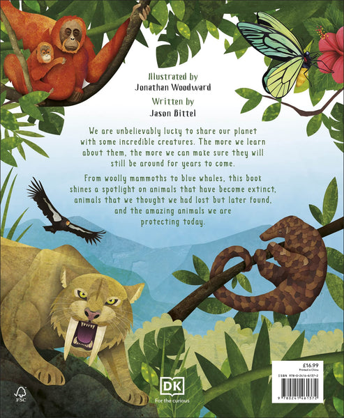 Animals Lost And Found: Stories Of Extinction, Conservation And Survival - Hardback