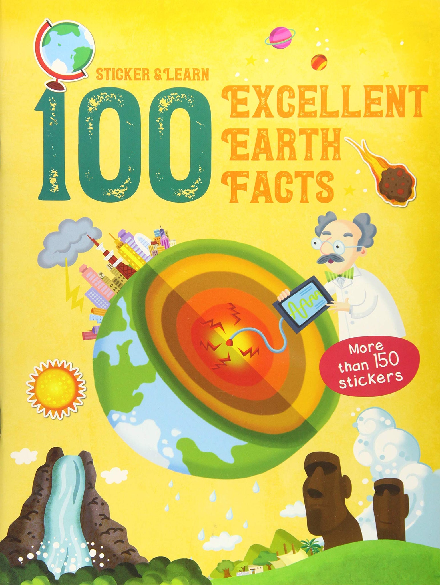 100 Excellent Earth Facts Sticker - Paperback