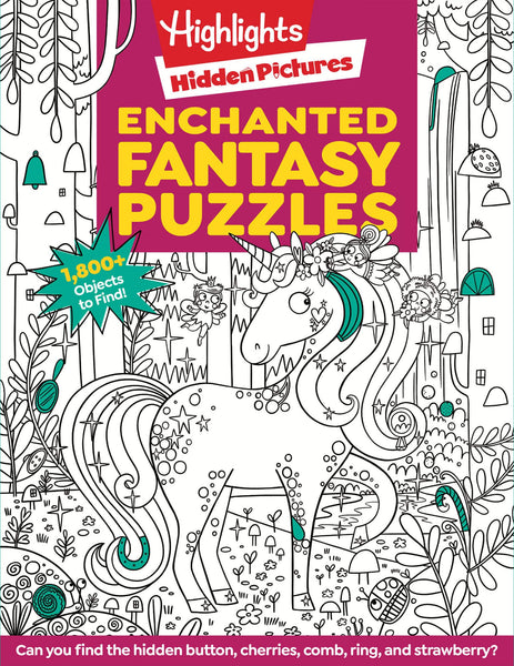 Enchanted Fantasy Puzzles - Paperback
