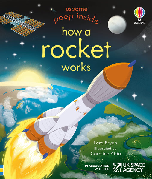 Peep Inside How a Rocket Works - Hardback