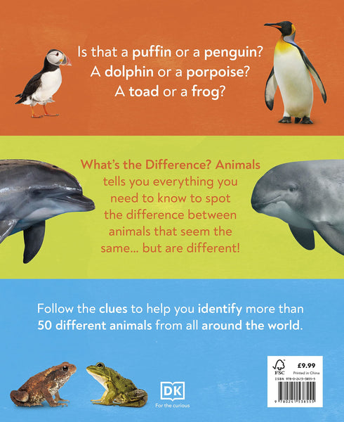 What's the Difference? Animals : Spot the difference in the Animal Kingdom! - Hardback