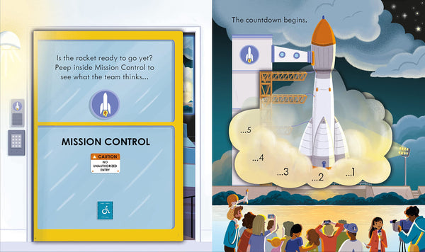 Peep Inside How a Rocket Works - Hardback