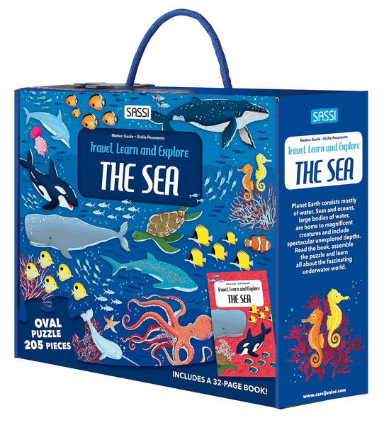 Travel Learn Explore : The Sea - Puzzle Box with Book