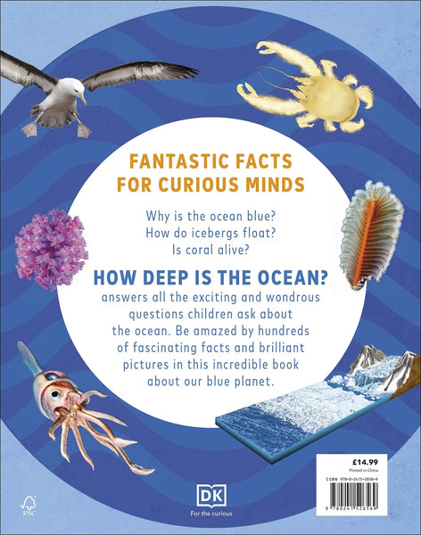 How Deep is the Ocean? : With 200 Amazing Questions About The Ocean - Hardback