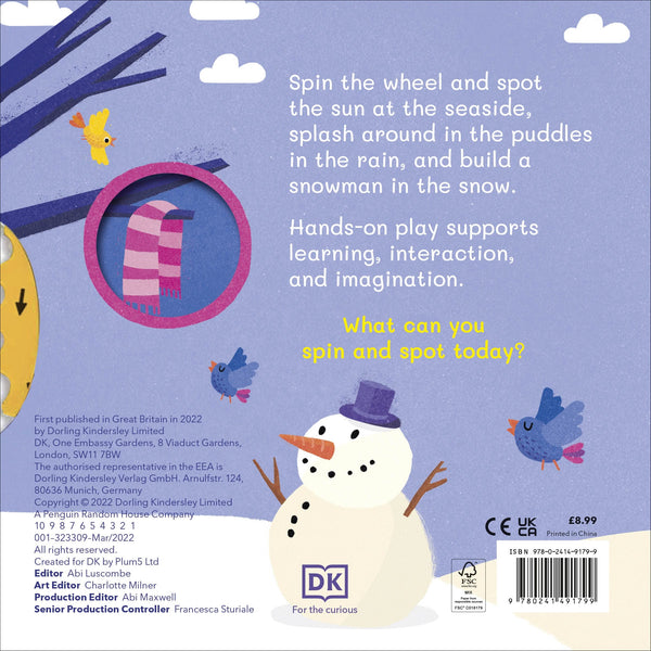 Spin and Spot : Weather: What Can You Spin And Spot Today? - Board Book