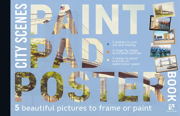 City Scenes Paint Pad Poster - Paperback