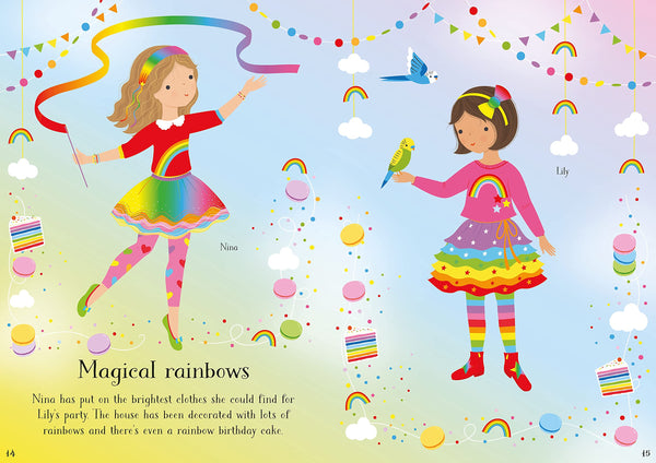 Little Sticker Dolly Dressing : Parties - Paperback