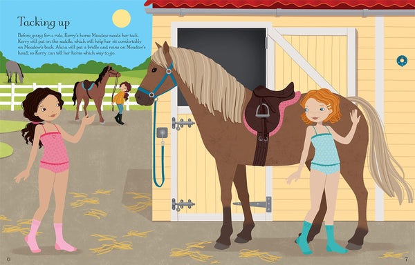 Sticker Dolly Dressing At The Stables - Paperback