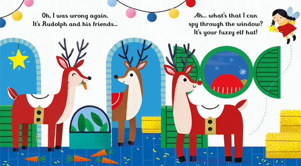 Little Peep-Through Books : Are You There Little Elf? - Hardback
