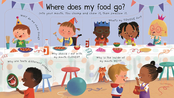 First Questions and Answers : Where Does My Food Go? - Board Book