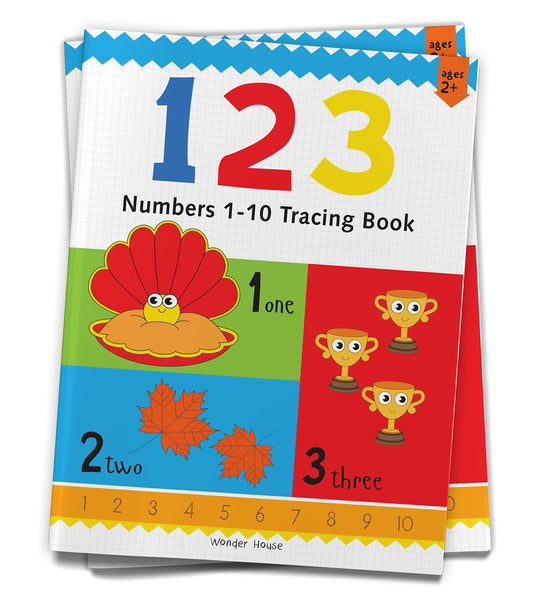 Preschool Activity Book: 123- Number 1-10 Tracing Book For Kids - Paperback