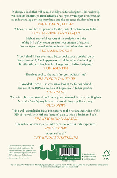 The New BJP : The Remaking Of The Worlds Largest Political Party - Hardback