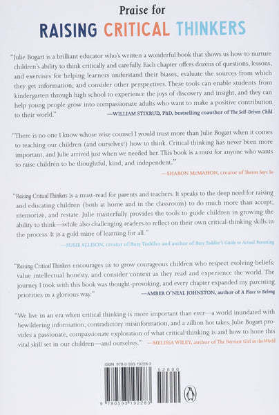 Raising Critical Thinkers - Hardback