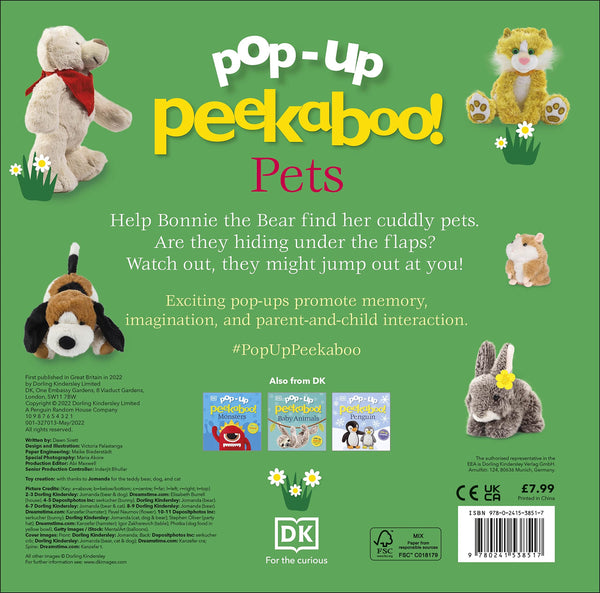 Pop-Up Peekaboo! Pets - Board book