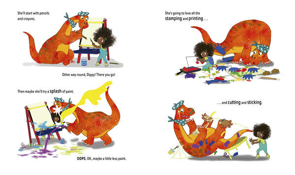 Never Let a Diplodocus Draw - Paperback