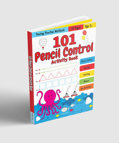 101 Pencil Control Activity Book For Kids - Paperback