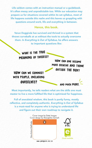 Everything Is Out of Syllabus: An Instruction Manual for Life - Paperback