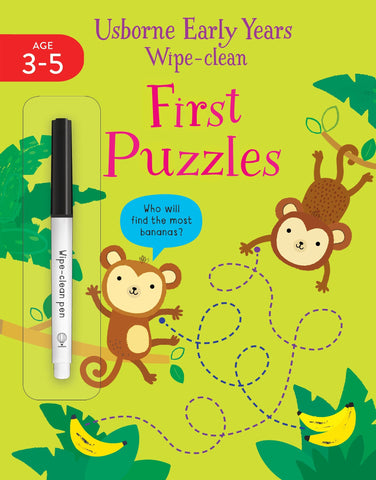 Early Years Wipe-Clean First Puzzles - Paperback