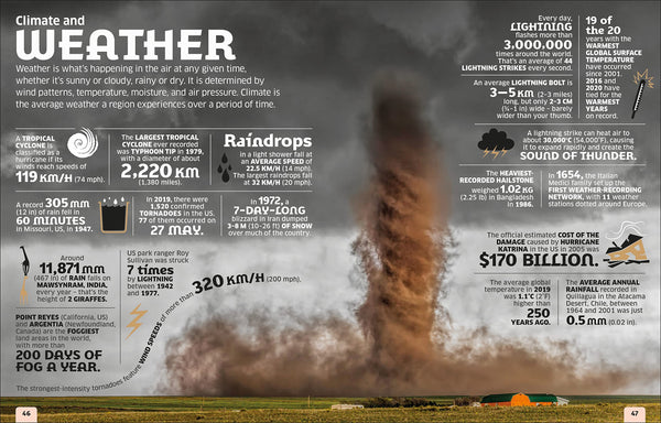 Our World in Numbers : An Encyclopedia of Fantastic Facts - Hardback