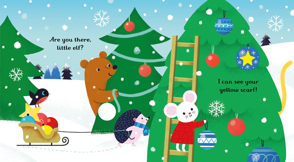 Little Peep-Through Books : Are You There Little Elf? - Hardback