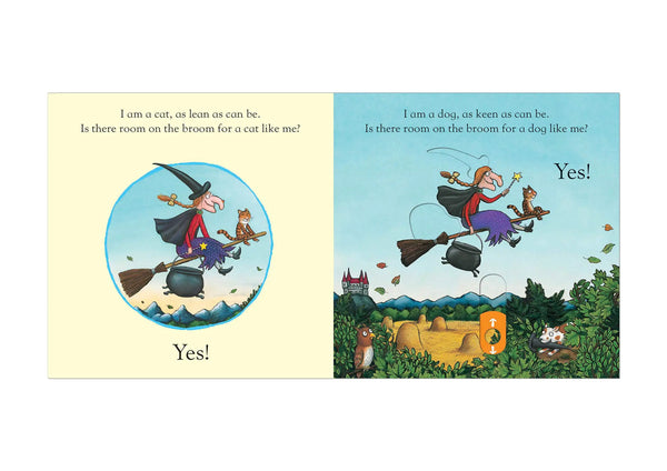 Room on the Broom Push Pull Book - Board Book