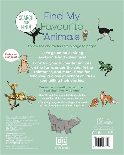 Find My Favourite Animals - Board Book