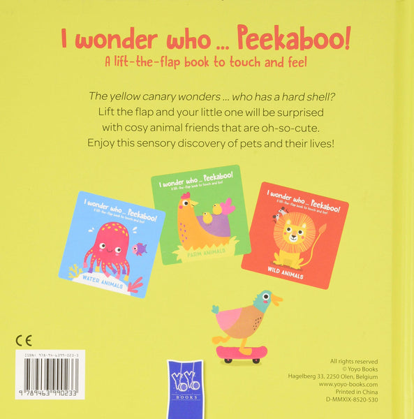 I Wonder Who... Peekaboo! Pets - Board Book