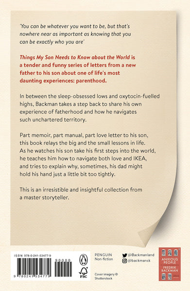 Things My Son Needs to Know About The World - Paperback