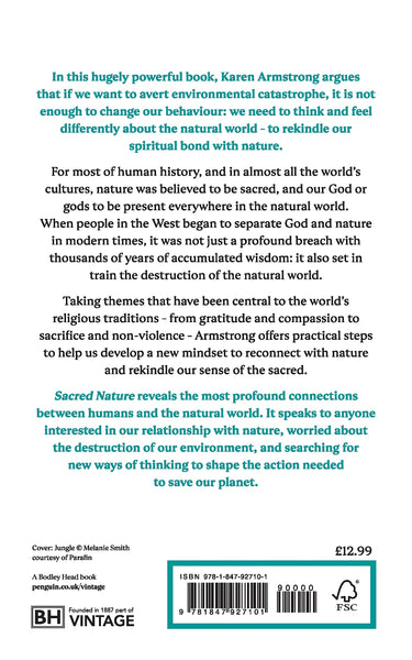 Sacred Nature : How We Can Recover Our Bond With The Natural World - Paperback