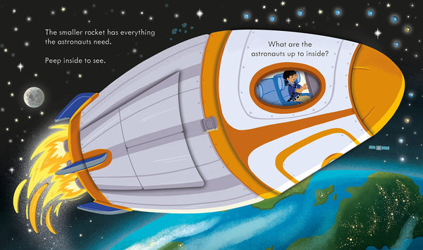 Peep Inside How a Rocket Works - Hardback