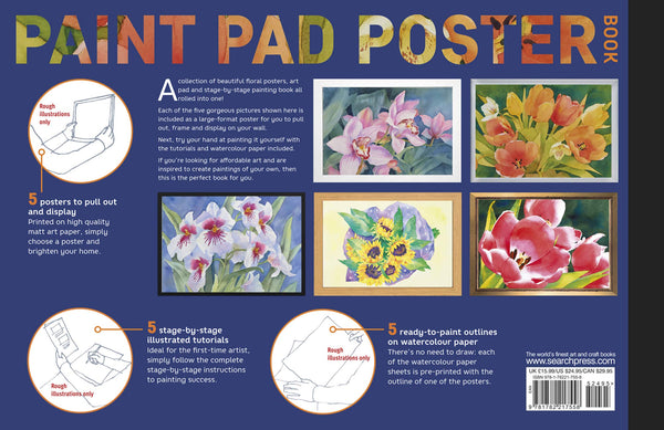 Flower Pant Pad Poster Book - Paperback