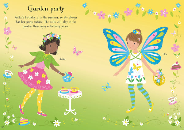 Little Sticker Dolly Dressing : Parties - Paperback