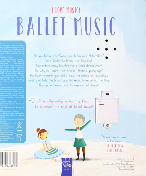 I Love Music Ballet - Board Book