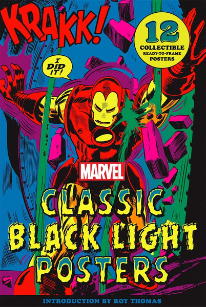 Marvel Classic Black Light Collectible Poster Portfolio - Hardback