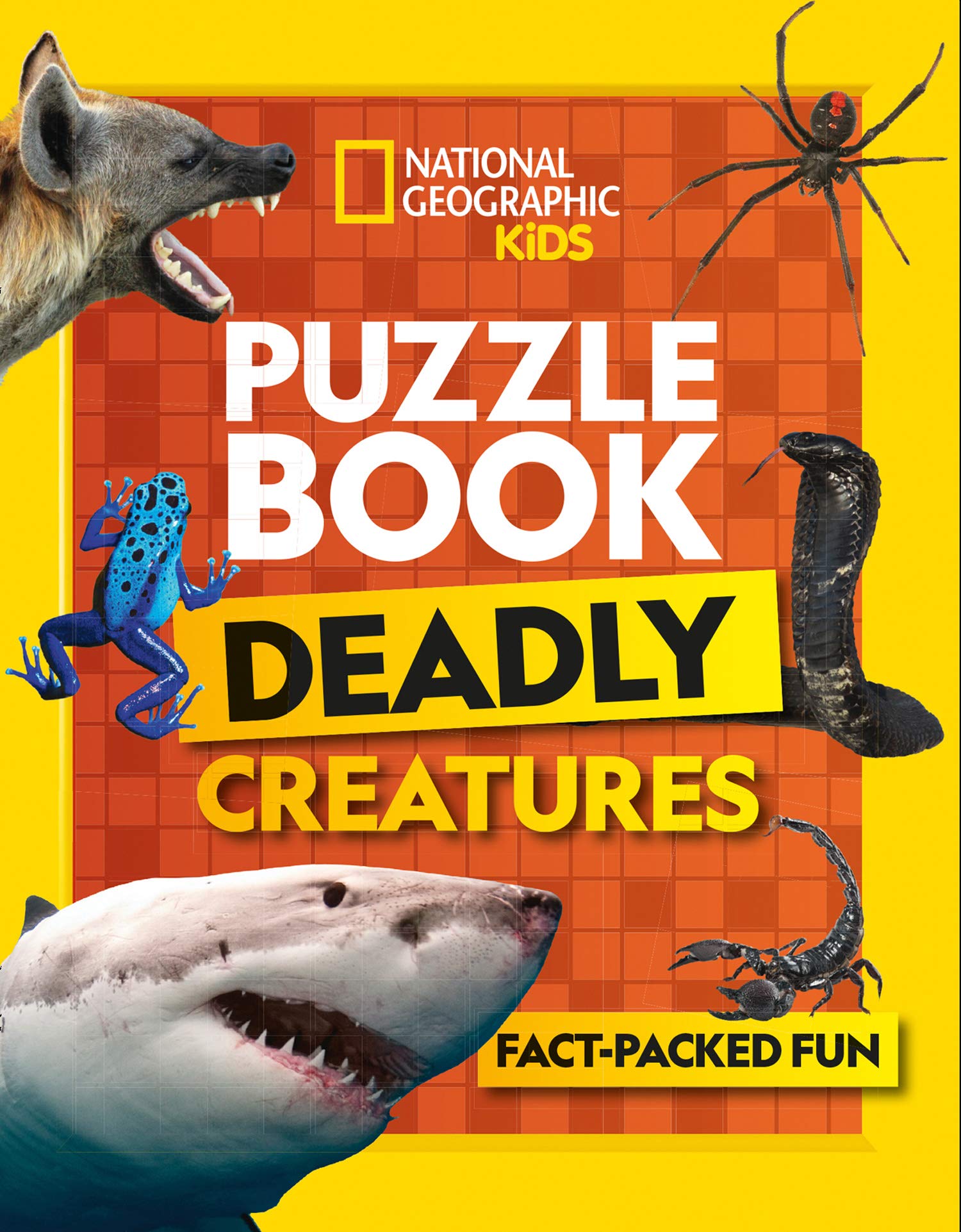 Puzzle Book Deadly Creatures: Brain-tickling quizzes, sudokus, crosswords and wordsearches (National Geographic Kids) - Paperback