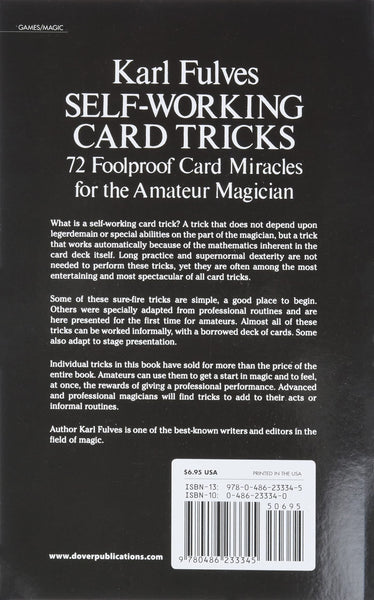 Self-Working Card Tricks - Paperback