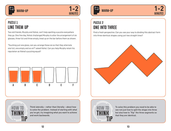 How to Think - Lateral Thinking Puzzles: Brain-training puzzles to help you think inventively - Paperback