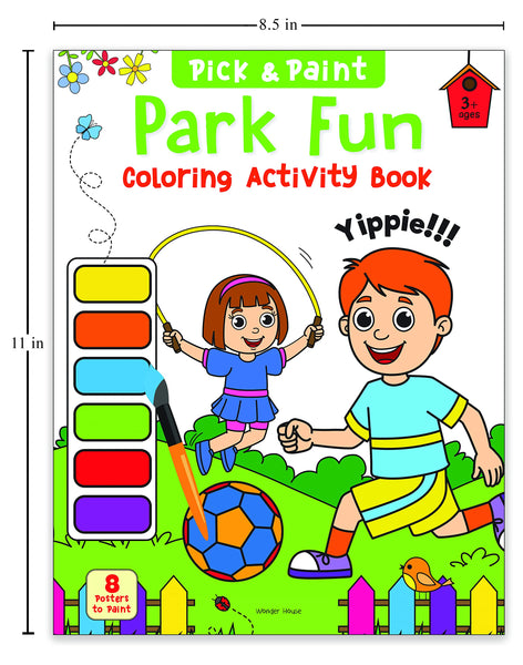 Pick And Paint Colouring Activity Books For Kids : Park Fun - Paperback