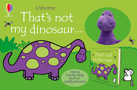 That's not my dinosaur Book and Toy - Board Book