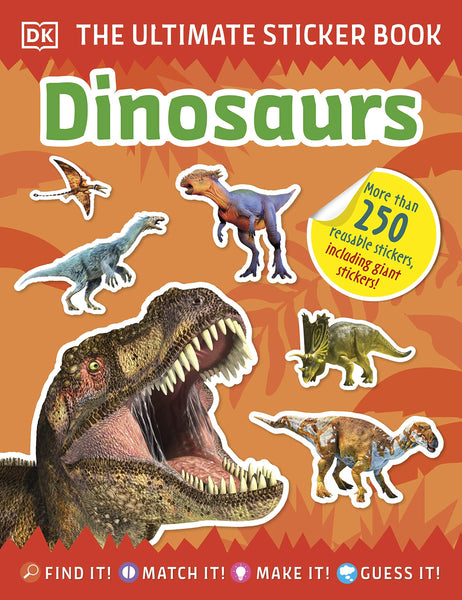Ultimate Sticker Book Dinosaurs - Paperback