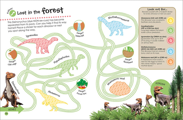 Ultimate Sticker Book Dinosaurs - Paperback