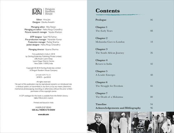 DK Indian Icons: Mohandas K Gandhi - Paperback