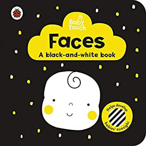 Baby Touch: Faces: a black-and white-book - Kool Skool The Bookstore
