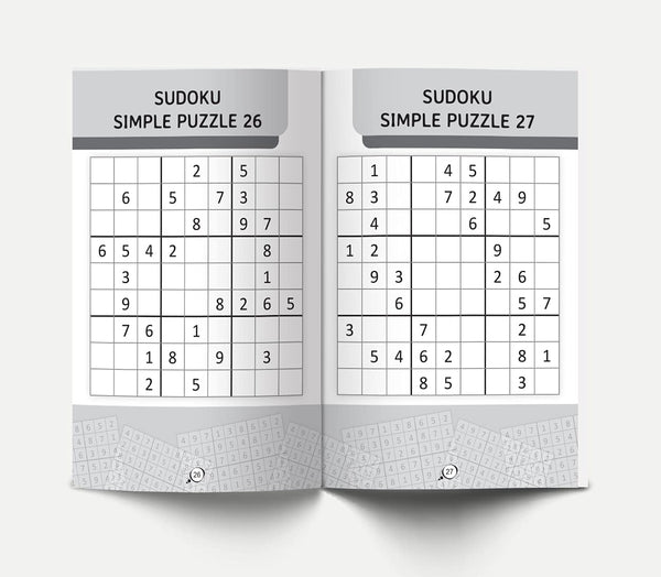 Sudoku - Brain Games For Smart Minds Level 1 Simple - Paperback