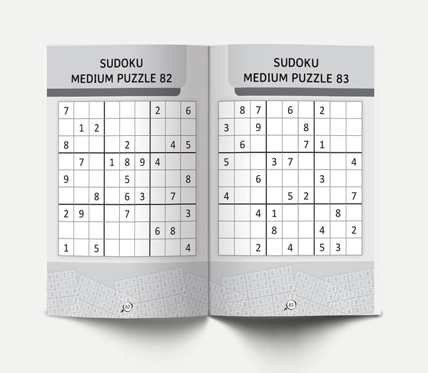 Sudoku - Brain Games For Smart Minds Level 2 Medium - Paperback